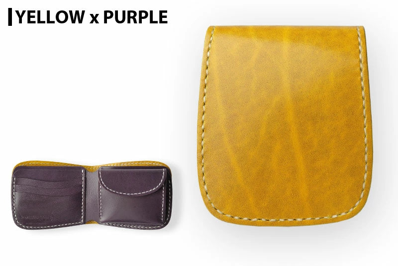 サムライクラフト ハーフウォレット N-1 ルガトショルダー バイカラー