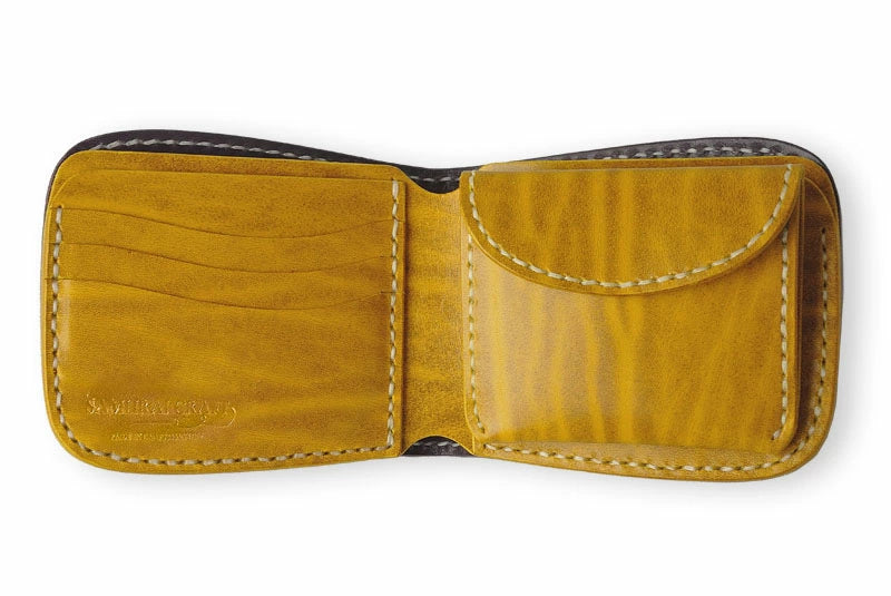 サムライクラフト ハーフウォレット N-1 ルガトショルダー バイカラー