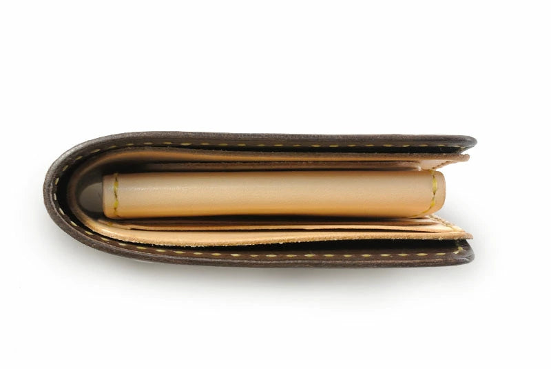 サムライクラフト ハーフウォレット N-1A バイカラー サドルレザー オイルレザー