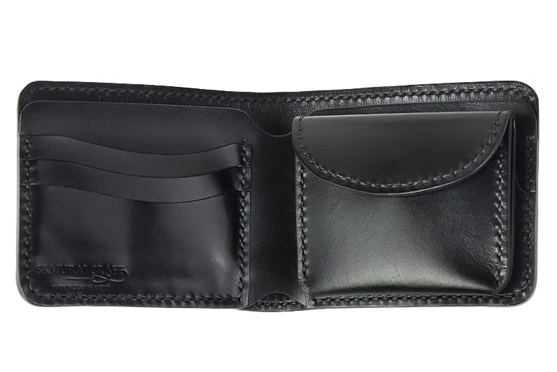 サムライクラフト ハーフウォレット N-1A シャイニングクロコダイル ブラック