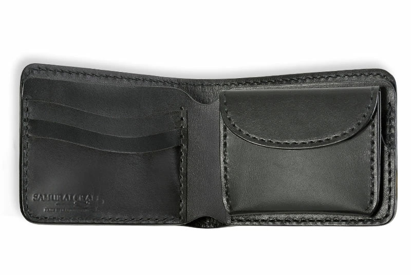 サムライクラフト ハーフウォレット N-1A ダイヤモンドパイソン オイルレザー ブラック