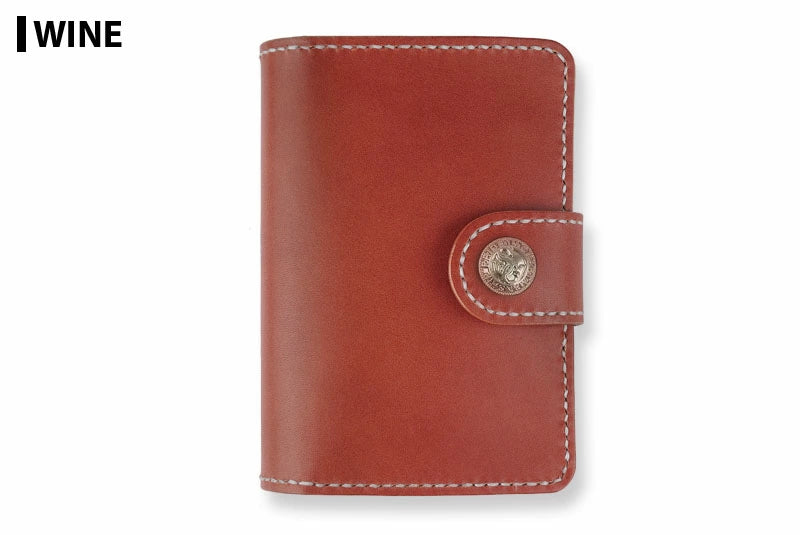 サムライクラフト システム手帳カバー 文庫本 A6 サドルレザー オイルレザー SC-020コンチョ付き