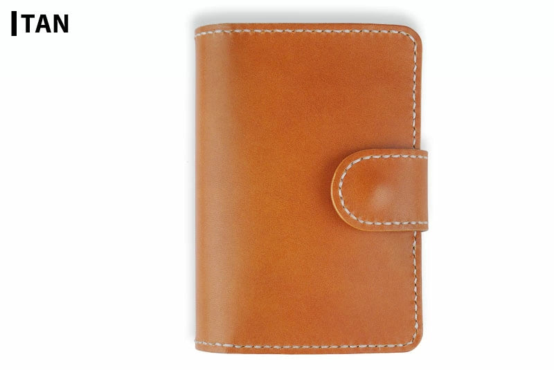 サムライクラフト システム手帳カバー 文庫本サイズ A6 サドルレザー オイルレザー 隠しボタン