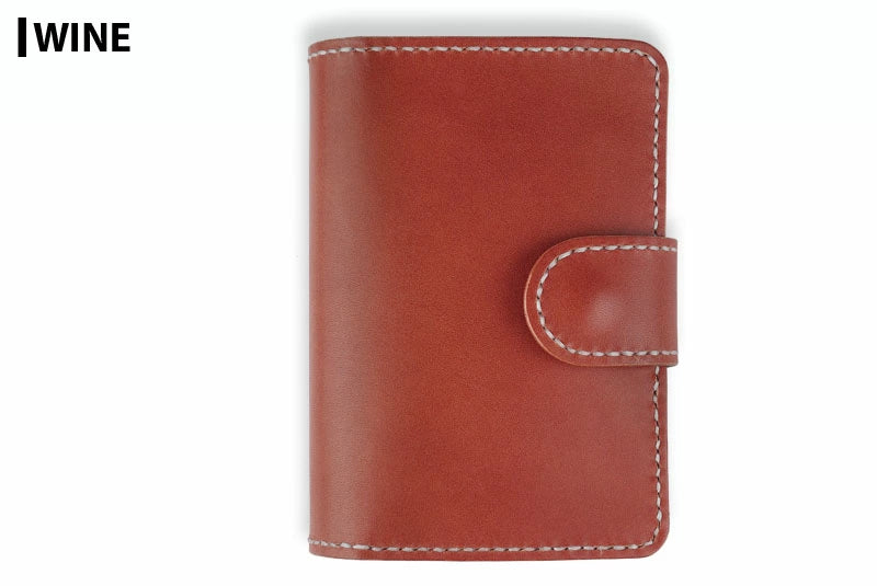 サムライクラフト システム手帳カバー 文庫本サイズ A6 サドルレザー オイルレザー 隠しボタン