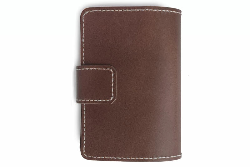 サムライクラフト システム手帳カバー 文庫本サイズ A6 サドルレザー オイルレザー 隠しボタン