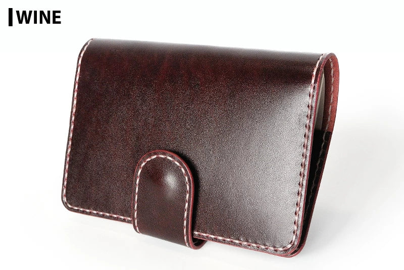 サムライクラフト システム手帳カバー 文庫本サイズ A6 ルガトショルダー 隠しボタン