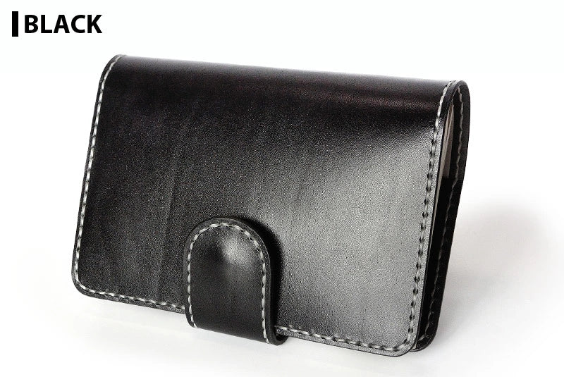 サムライクラフト システム手帳カバー 文庫本サイズ A6 ルガトショルダー 隠しボタン