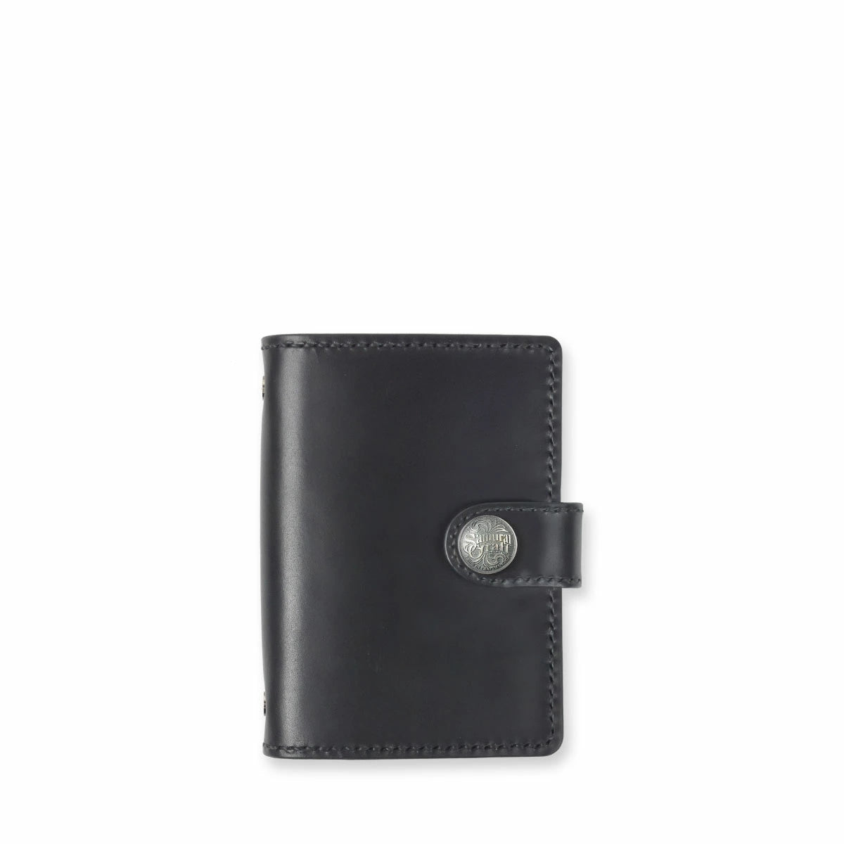 サムライクラフト システム手帳カバー ミニ6穴 バインダー コンチョ付き サドルレザー オイルレザー