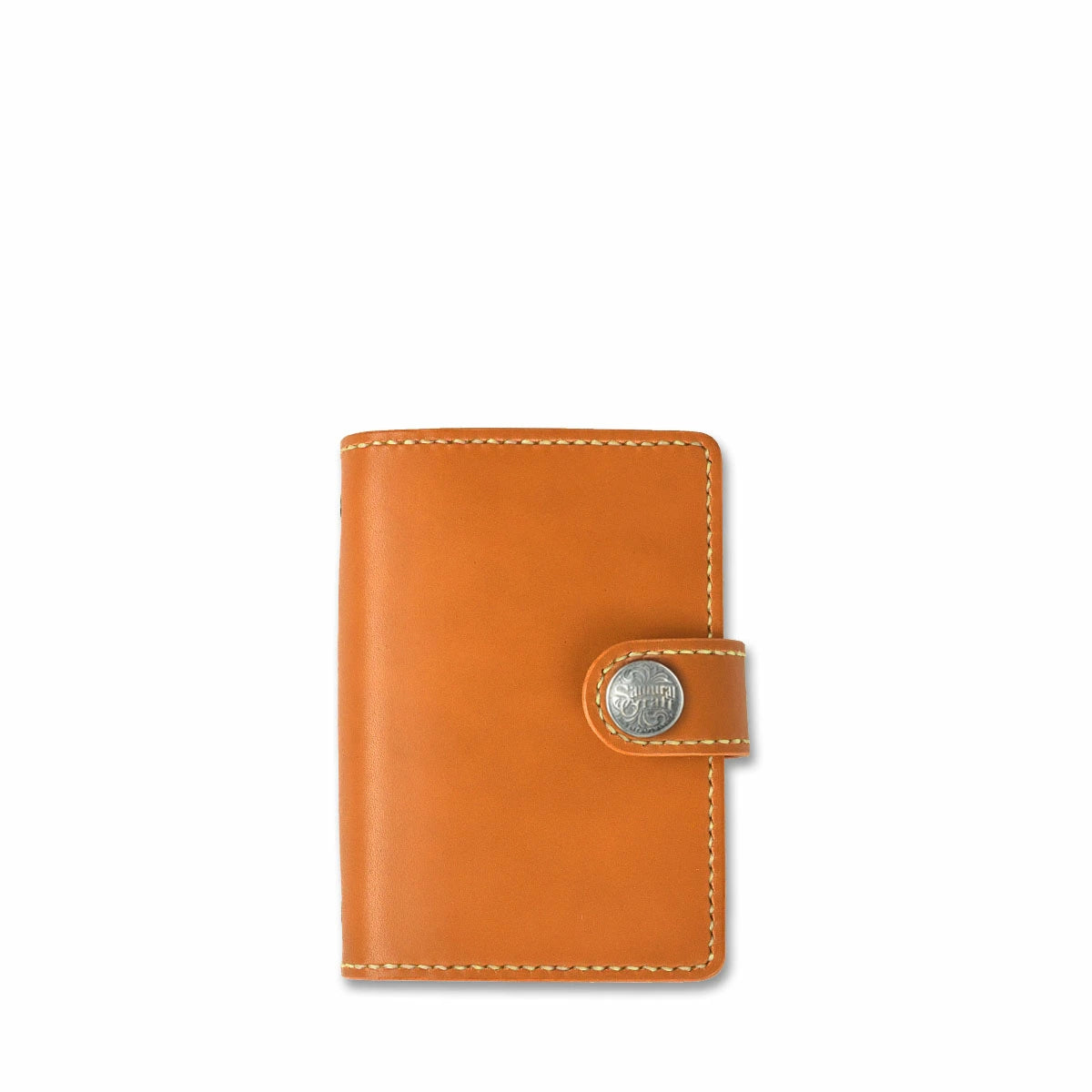 サムライクラフト システム手帳カバー ミニ6穴 バインダー コンチョ付き サドルレザー オイルレザー