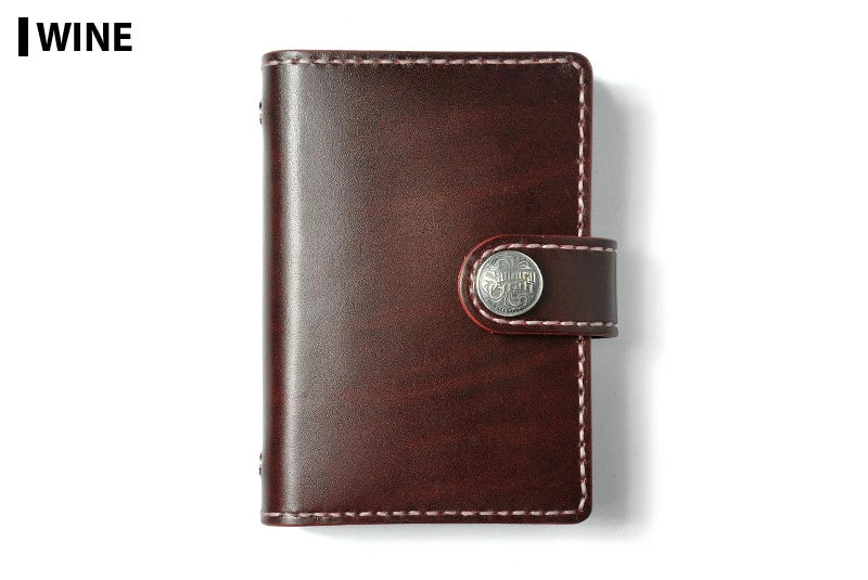 サムライクラフト システム手帳カバー ミニ6穴 バインダー コンチョ付き ルガトショルダー