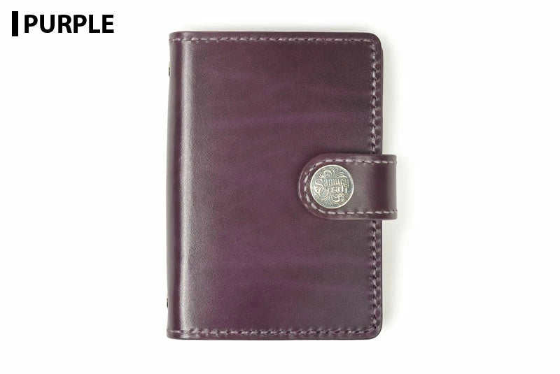 サムライクラフト システム手帳カバー ミニ6穴 バインダー コンチョ付き ルガトショルダー