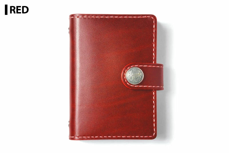 サムライクラフト システム手帳カバー ミニ6穴 バインダー コンチョ付き ルガトショルダー