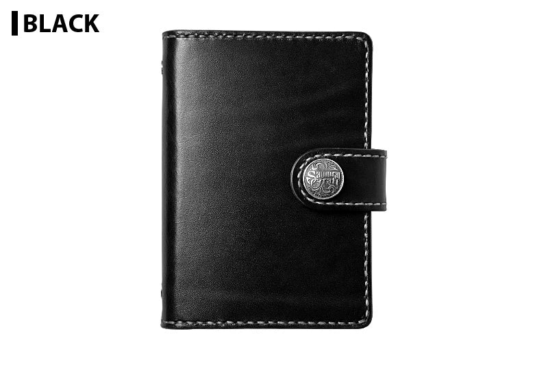 サムライクラフト システム手帳カバー ミニ6穴 バインダー コンチョ付き ルガトショルダー