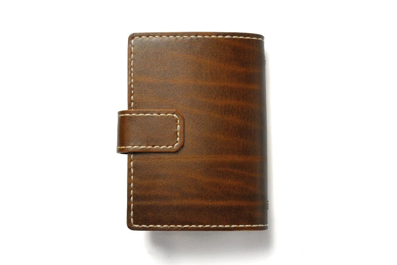 サムライクラフト システム手帳カバー ミニ6穴 バインダー コンチョ付き ルガトショルダー