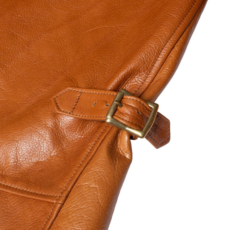 オルゲイユ OR-4002B コサック ジャケット レザー ジャケット ステアハイド 牛革 ミリタリー ヴィンテージ クラシック 日本製 ダルチザン