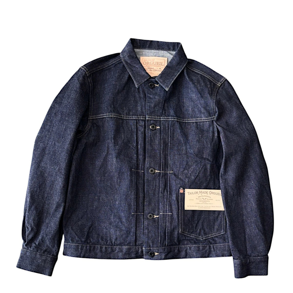 ORGUEIL オルゲイユ OR-401 テーラーデニムジャケット ワンウォッシュ