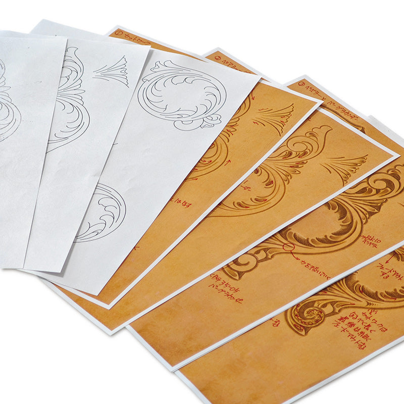 サムライクラフト カービングパターンブック 唐草模様 【No.001】 立田 良徳著 レザークラフト 本