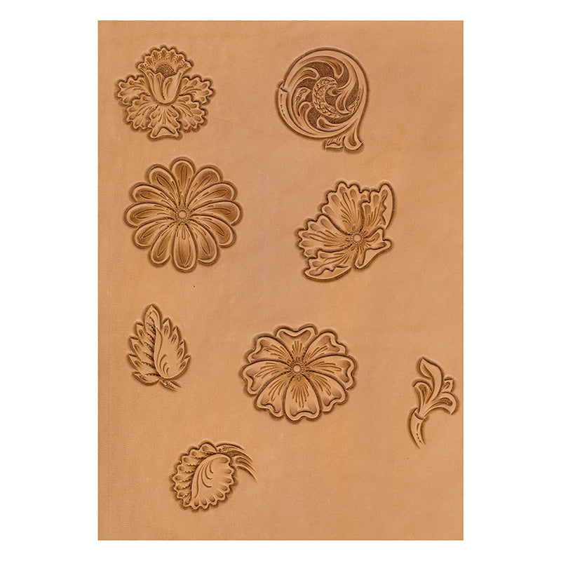 サムライクラフト カービングパターンブック フラワー集 B 【No.003】 立田 良徳著 レザークラフト 本