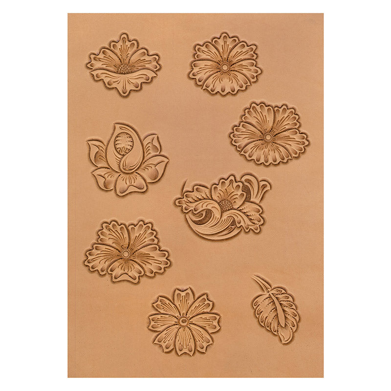 サムライクラフト カービングパターンブック フラワー集 C 【No.004】 立田 良徳著 レザークラフト 本