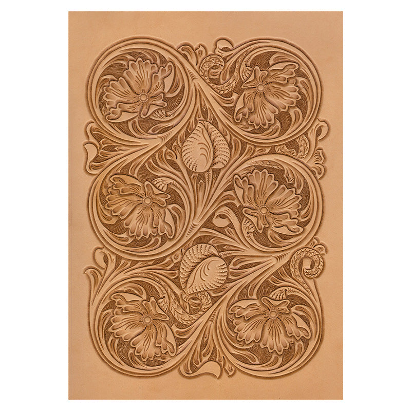 サムライクラフト カービングパターンブック 唐草 ＆ フラワー 【No.006】 立田 良徳著 レザークラフト 本