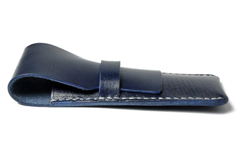 サムライクラフト 2本挿しペンケース ペンシース フラップ差込式 縦型ペンケース筆入れ シンプル ルガトショルダー