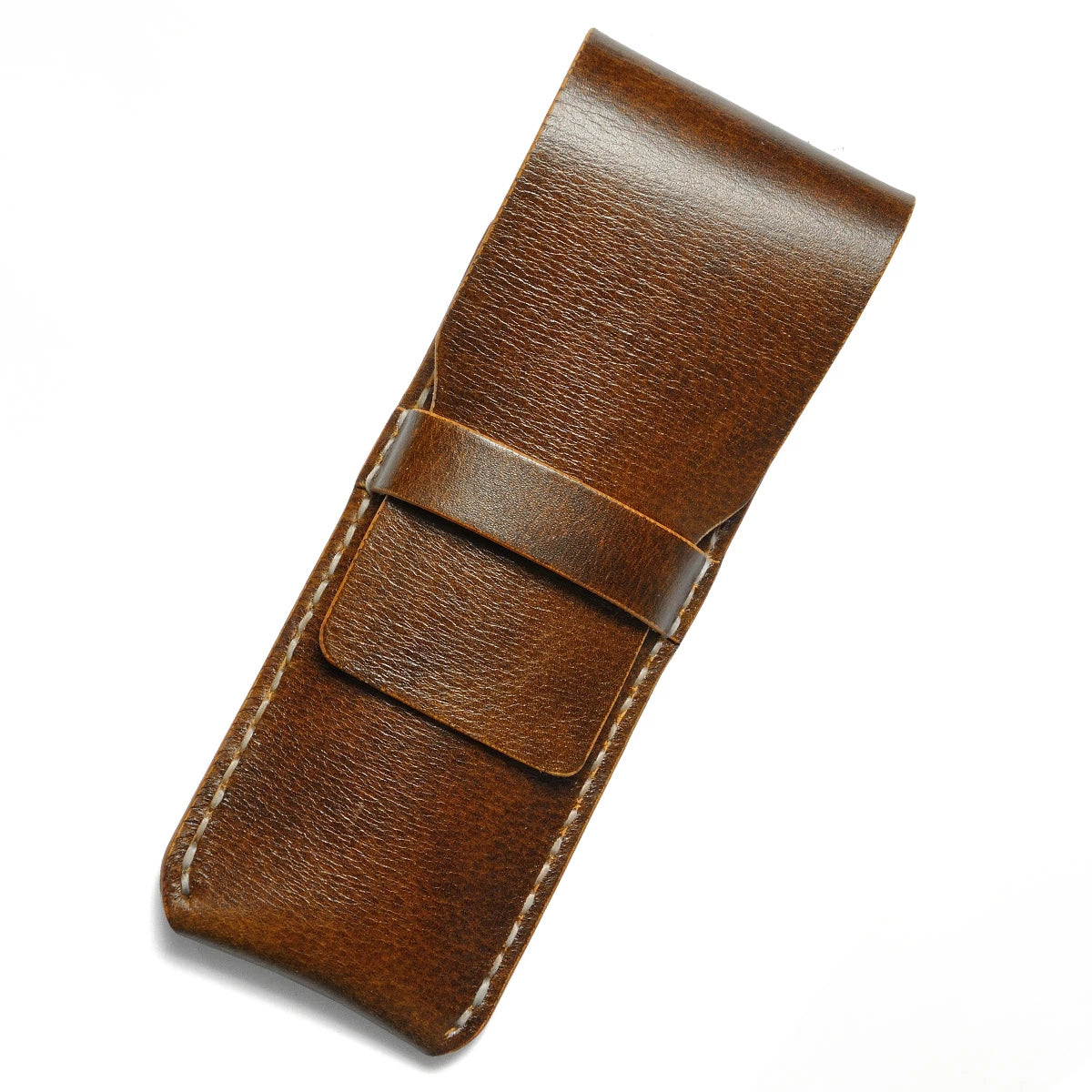 サムライクラフト 2本挿しペンケース ペンシース フラップ差込式 縦型ペンケース筆入れ シンプル ルガトショルダー