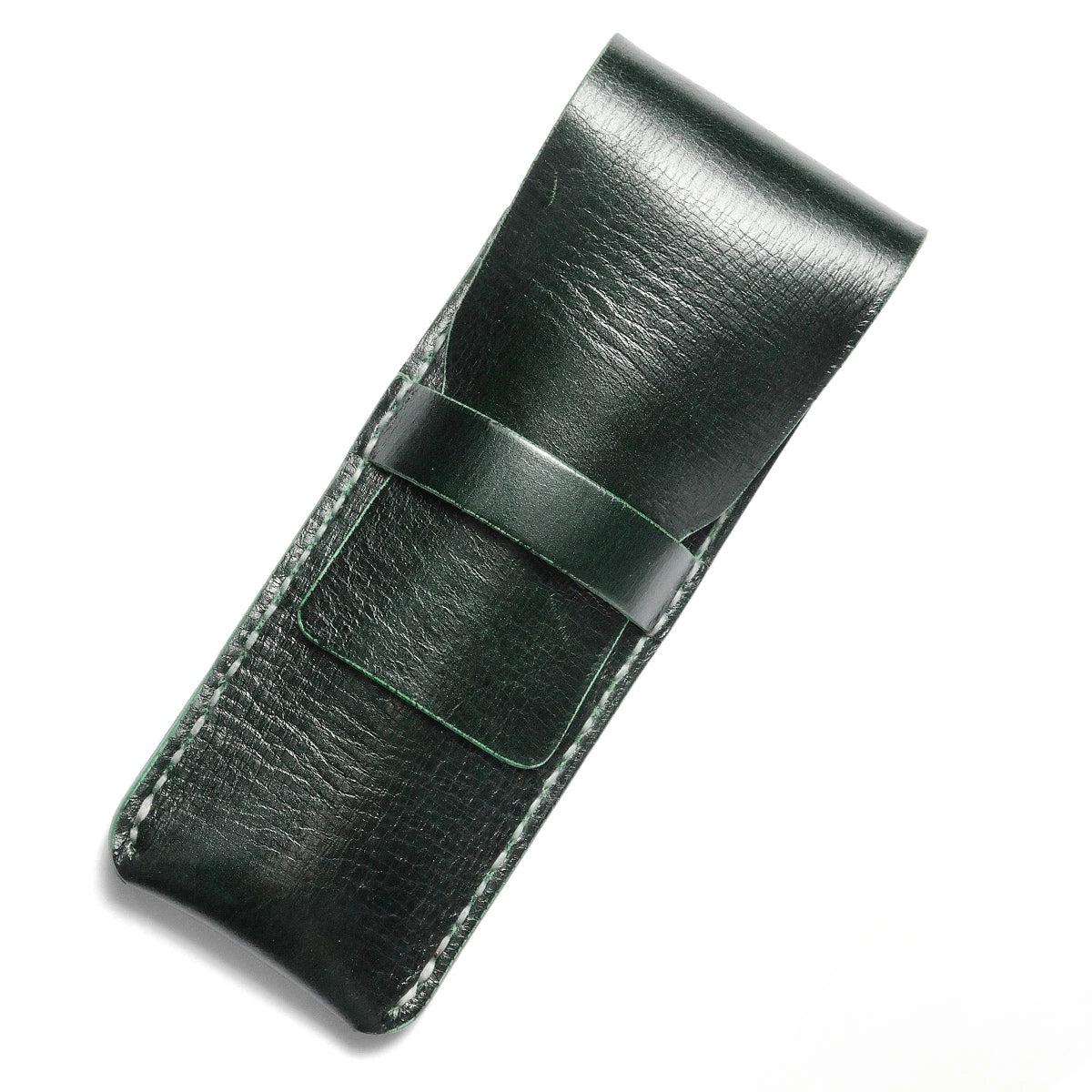 サムライクラフト 2本挿しペンケース ペンシース フラップ差込式 縦型ペンケース筆入れ シンプル ルガトショルダー