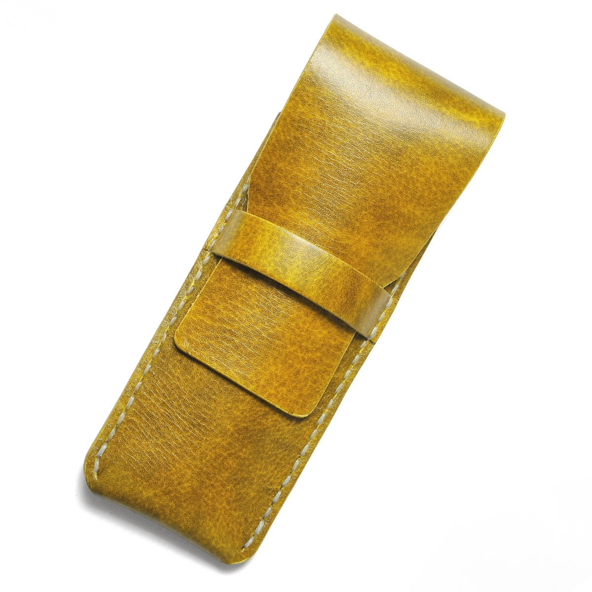 サムライクラフト 2本挿しペンケース ペンシース フラップ差込式 縦型ペンケース筆入れ シンプル ルガトショルダー