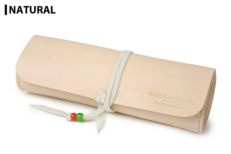 サムライクラフト ペンケース 筆入れ ロールペンケース サドルベーシック オイルレザー