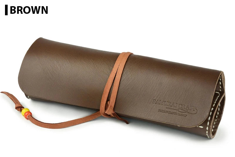 サムライクラフト ペンケース 筆入れ ロールペンケース サドルベーシック オイルレザー