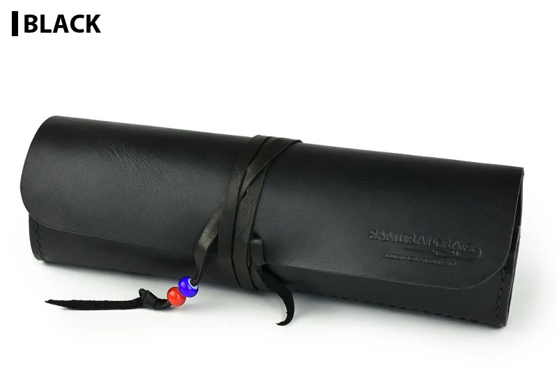 サムライクラフト ペンケース 筆入れ ロールペンケース サドルベーシック オイルレザー