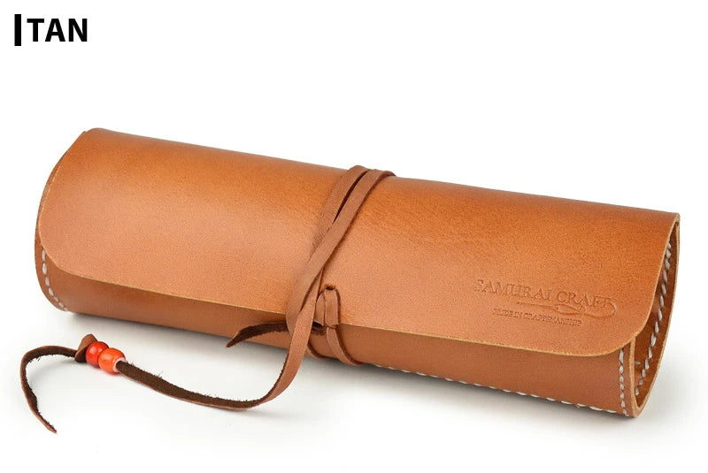 サムライクラフト ペンケース 筆入れ ロールペンケース サドルベーシック オイルレザー