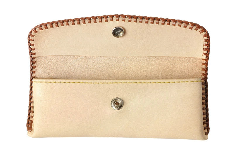 サムライクラフト フラップペンケース ペンケース 筆入れ サドルベーシック ダブルステッチ