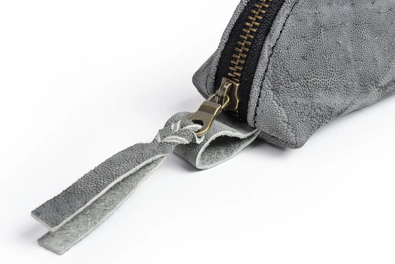 サムライクラフト ペンケース 筆入れ ファスナータイプ  山型 エレファントスキン