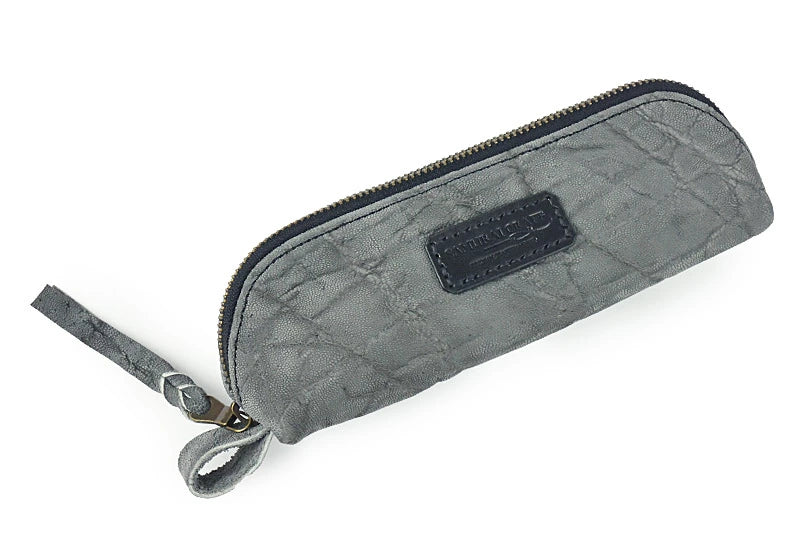 サムライクラフト ペンケース 筆入れ ファスナータイプ  山型 エレファントスキン