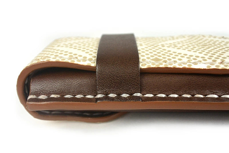 サムライクラフト ペンケース 拵（こしらえ） ペン鞘 筆入れ 印伝 サドルベーシック オイルレザー