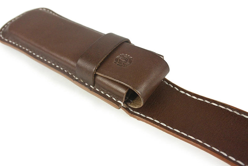 サムライクラフト ペンケース 拵（こしらえ） ペン鞘 筆入れ 印伝 サドルベーシック オイルレザー