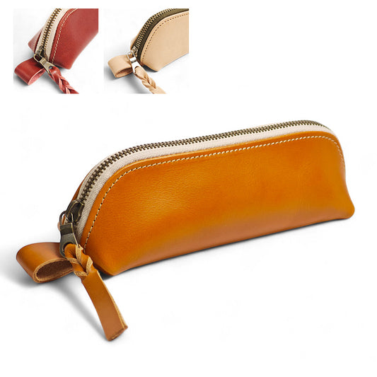 サムライクラフト 山型 ペンケース オイルレザー