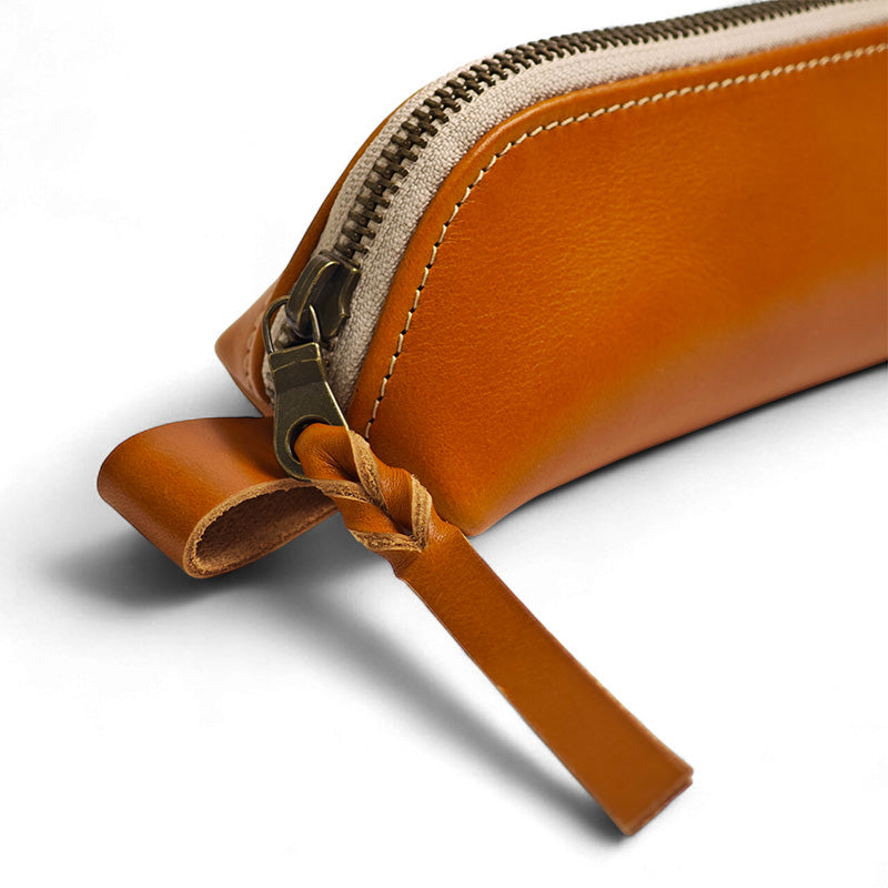 サムライクラフト 山型 ペンケース オイルレザー