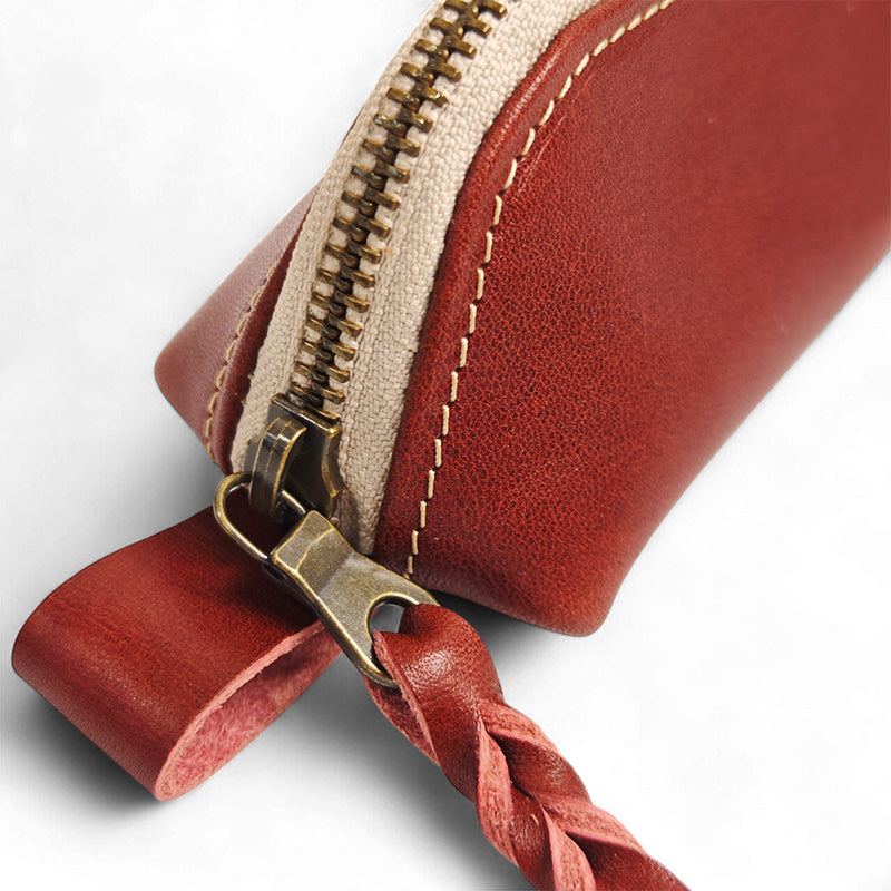 サムライクラフト 山型 ペンケース オイルレザー