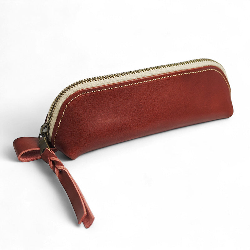 サムライクラフト 山型 ペンケース オイルレザー