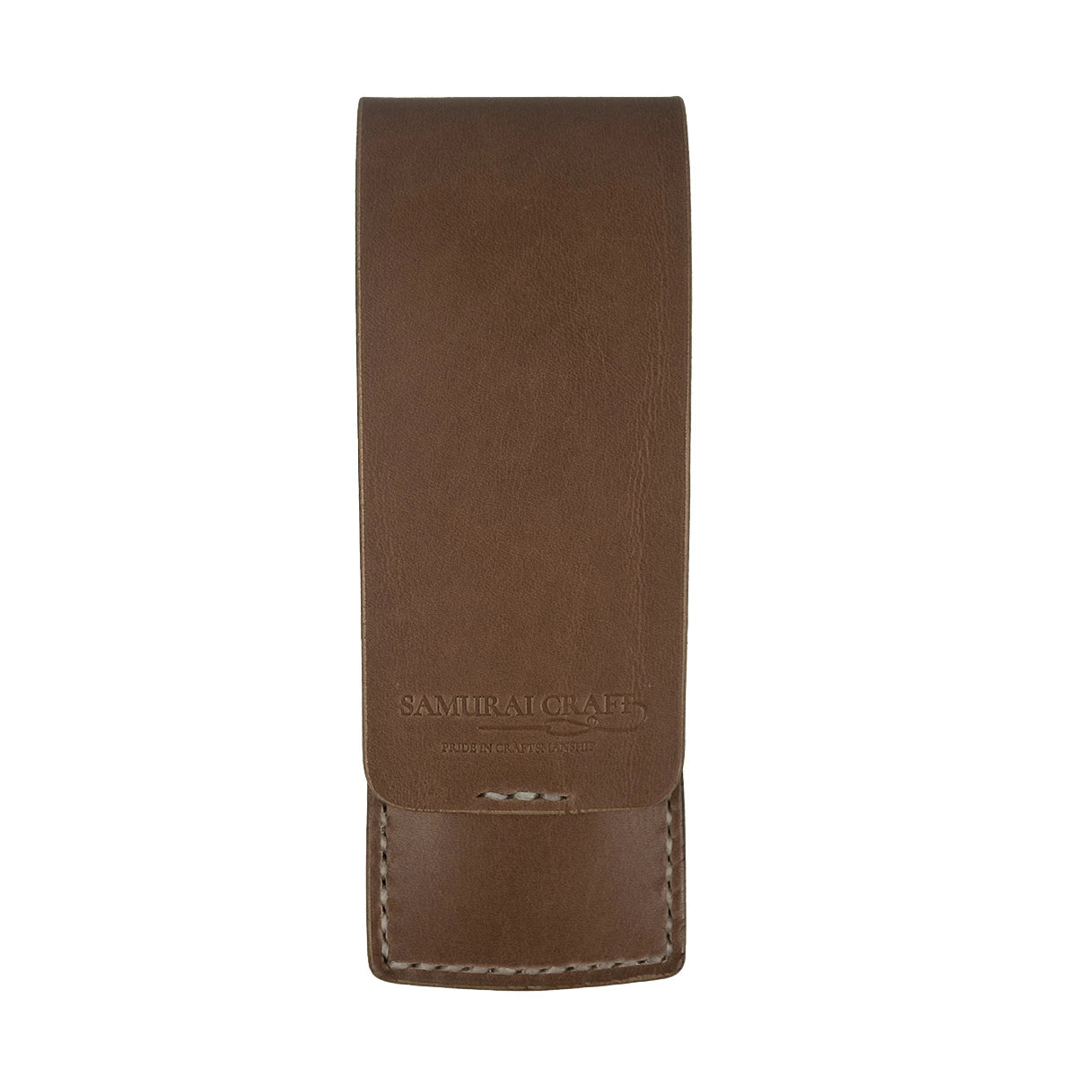 サムライクラフト 2本挿しペンケース ペンシース 縦型ペンケース 筆入れ シンプル サドルレザー オイルレザー