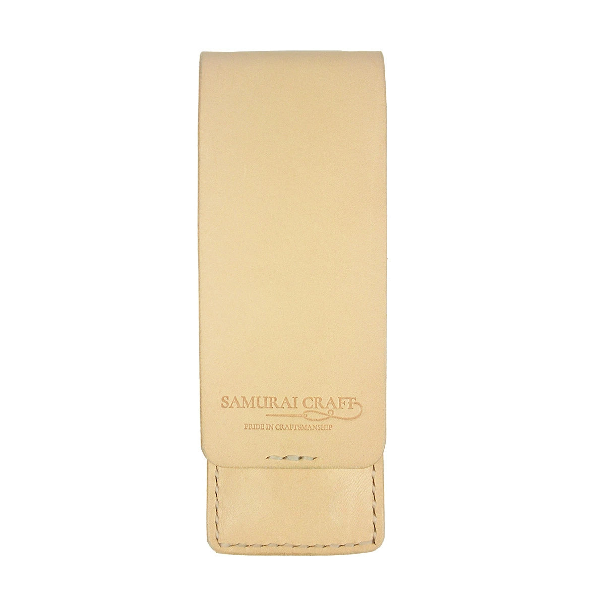 サムライクラフト 2本挿しペンケース ペンシース 縦型ペンケース 筆入れ シンプル サドルレザー オイルレザー