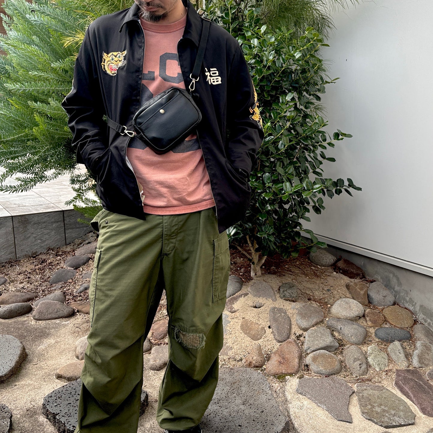 サムライクラフト スマホショルダー 横型 ミニショルダーバッグ