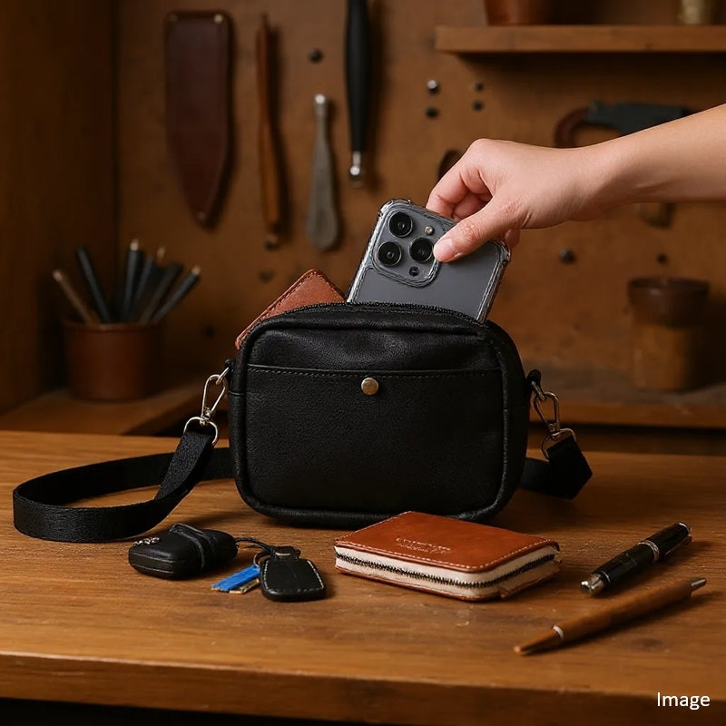 サムライクラフト スマホショルダー 横型 ミニショルダーバッグ