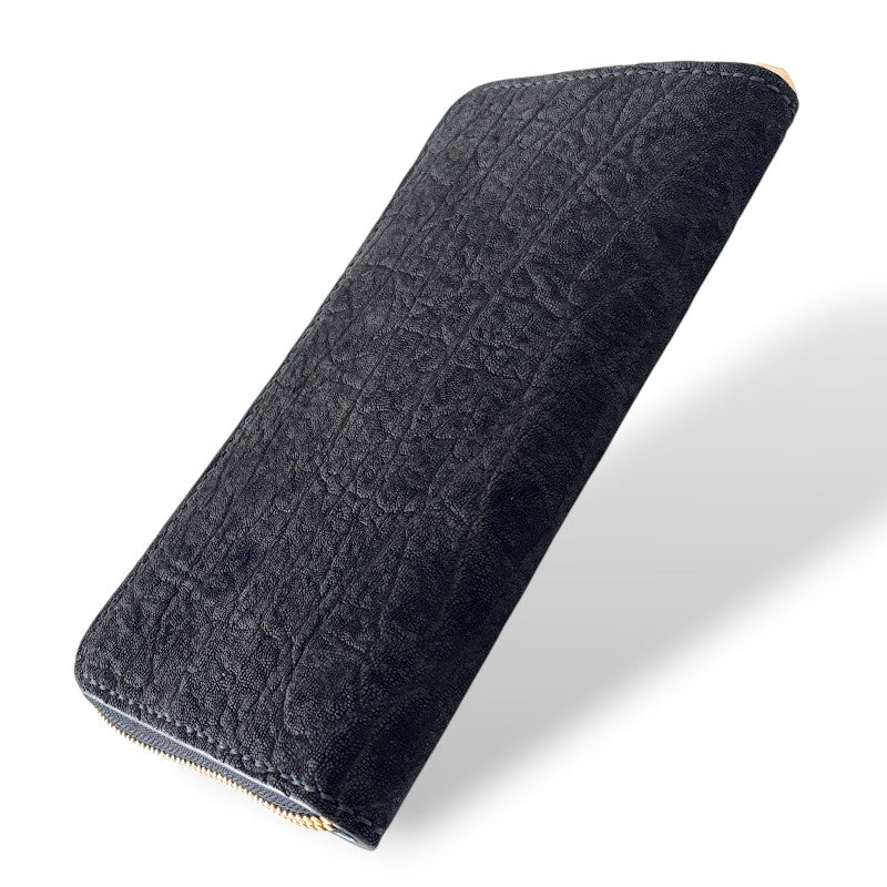 サムライクラフト  オーガナイザー財布 エレファントレザー - ブラック -