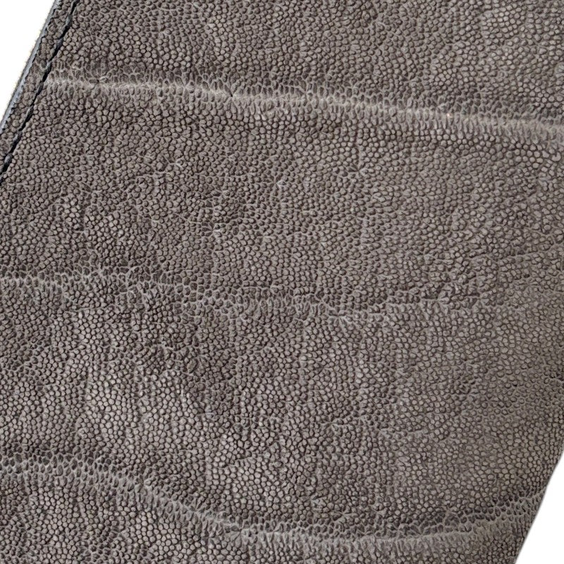 サムライクラフト  オーガナイザー財布 エレファントレザー - グレー -