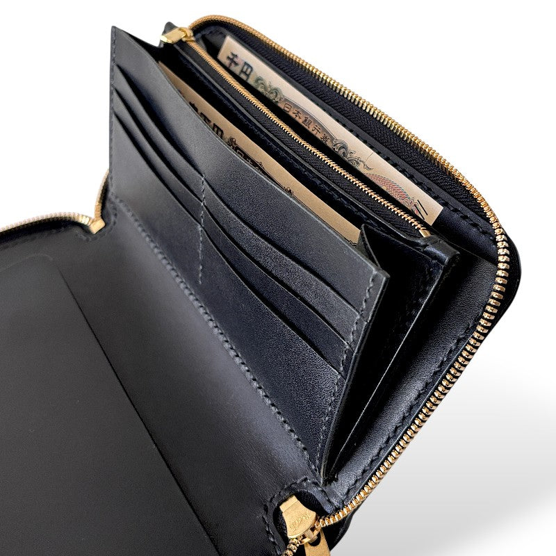 サムライクラフト オーガナイザー財布 エレファントレザー - グレー