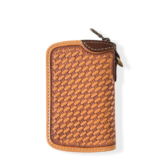 サムライクラフト ラウンドファスナー タイプ3 バスケットウィーブ ハンドル補強（リング付き）