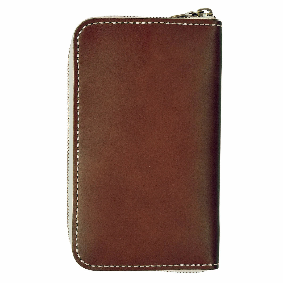 サムライクラフト ラウンドファスナー タイプ1  Lサイズサドルベーシック オイルレザー